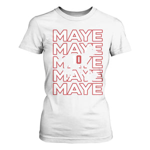 The GOAT Maye T Shirt For Women NE Quarterback Fan Gift TS12 White Print Your Wear