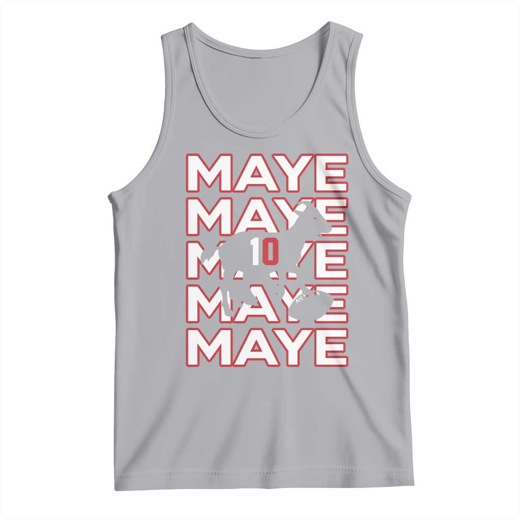 The GOAT Maye Tank Top NE Quarterback Fan Gift TS12 Athletic Heather Print Your Wear