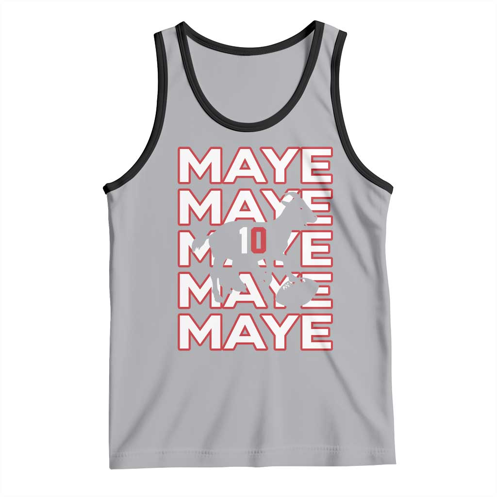 The GOAT Maye Tank Top NE Quarterback Fan Gift TS12 Athletic Heather Black Print Your Wear