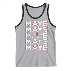 The GOAT Maye Tank Top NE Quarterback Fan Gift TS12 Athletic Heather Black Print Your Wear