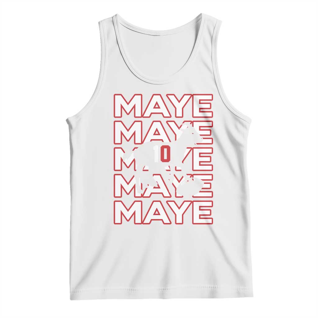 The GOAT Maye Tank Top NE Quarterback Fan Gift TS12 White Print Your Wear