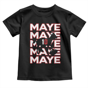The GOAT Maye Toddler T Shirt NE Quarterback Fan Gift TS12 Black Print Your Wear