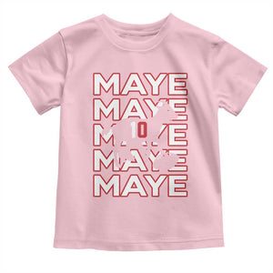 The GOAT Maye Toddler T Shirt NE Quarterback Fan Gift TS12 Light Pink Print Your Wear