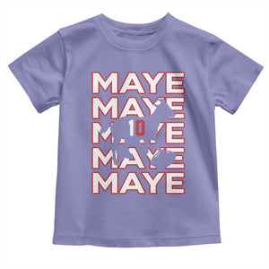The GOAT Maye Toddler T Shirt NE Quarterback Fan Gift TS12 Violet Print Your Wear