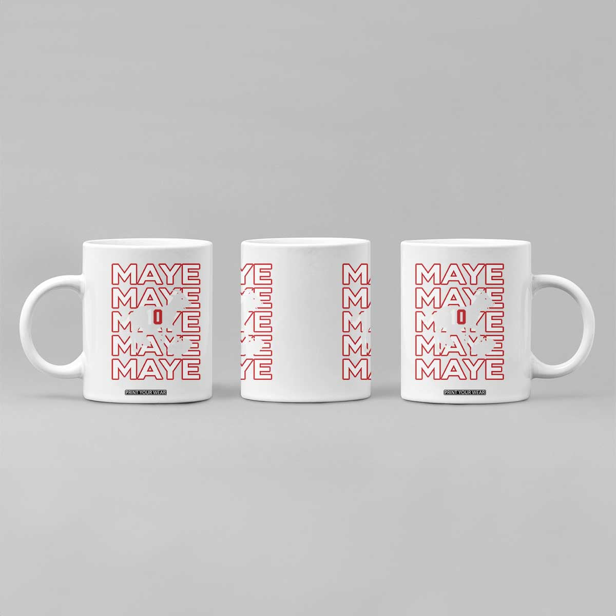 The GOAT Maye Coffee Mug NE Quarterback Fan Gift TS12 Print Your Wear