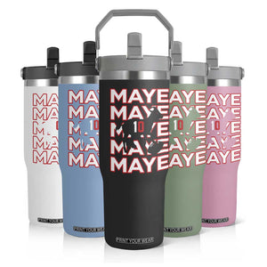 The GOAT Maye Flip Straw Tumbler NE Quarterback Fan Gift TS12 Print Your Wear