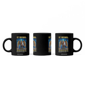 Saint Michael Prayer Defend Us In Battle Coffee Mug Religious Gift TS12 Print Your Wear