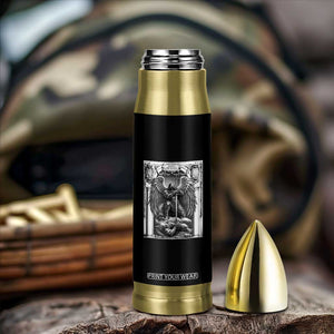 Saint Michael The Archangel Defeating Satan Bullet Tumbler Christian Faith Gift TS12 Print Your Wear
