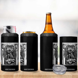 Saint Michael The Archangel Defeating Satan 4 in 1 Can Cooler Tumbler Christian Faith Gift TS12 Print Your Wear