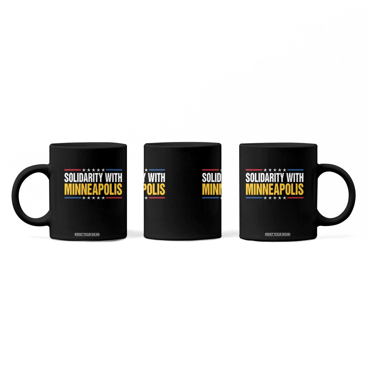 Solidarity With Minneapolis Coffee Mug Minnesota Community Support Gift TS12 Print Your Wear