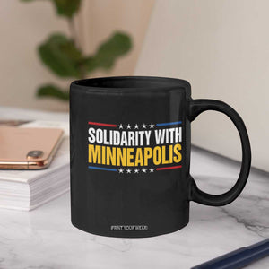 Solidarity With Minneapolis Coffee Mug Minnesota Community Support Gift TS12 Print Your Wear