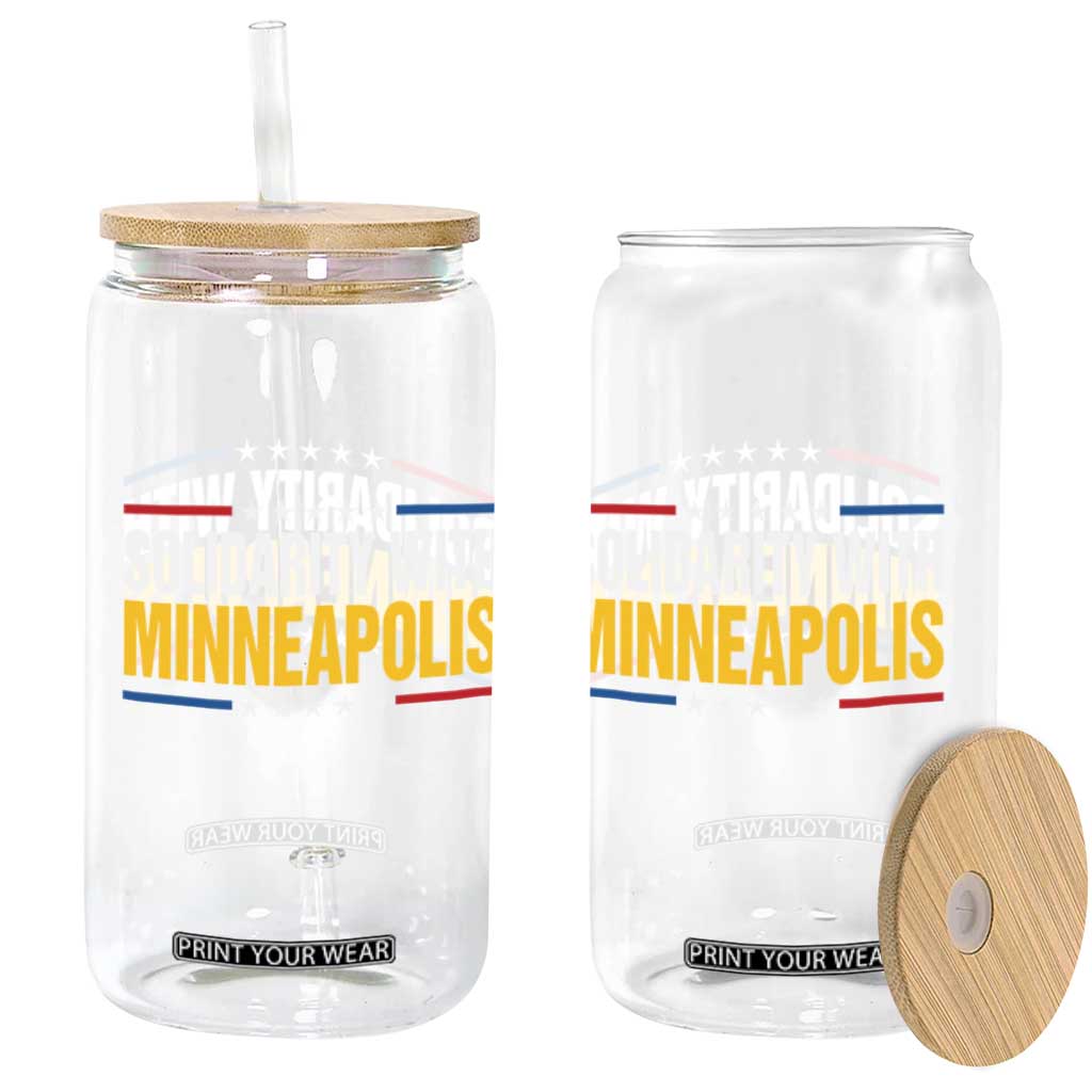 Solidarity With Minneapolis Glass Can Minnesota Community Support Gift TS12 Print Your Wear