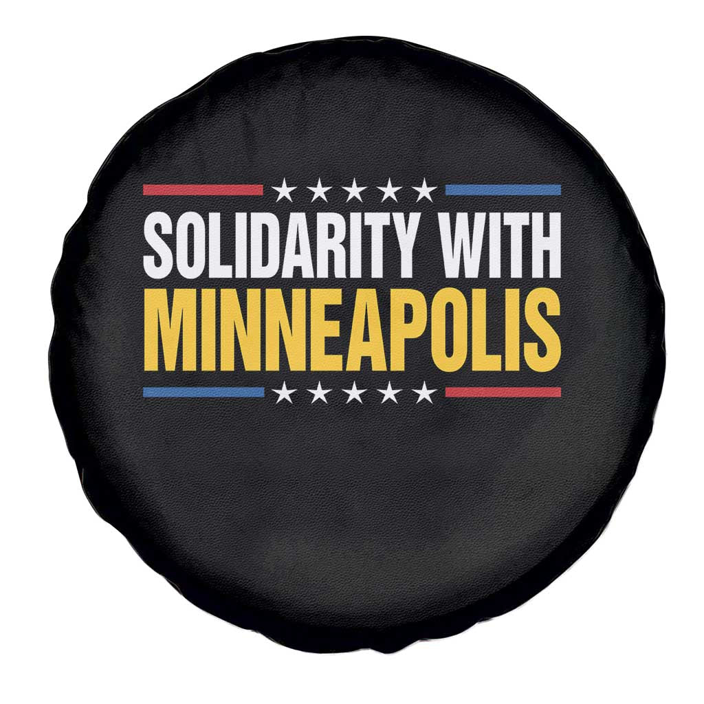 Solidarity With Minneapolis Spare Tire Cover Minnesota Community Support Gift TS12 Print Your Wear