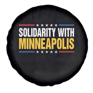 Solidarity With Minneapolis Spare Tire Cover Minnesota Community Support Gift TS12 Print Your Wear