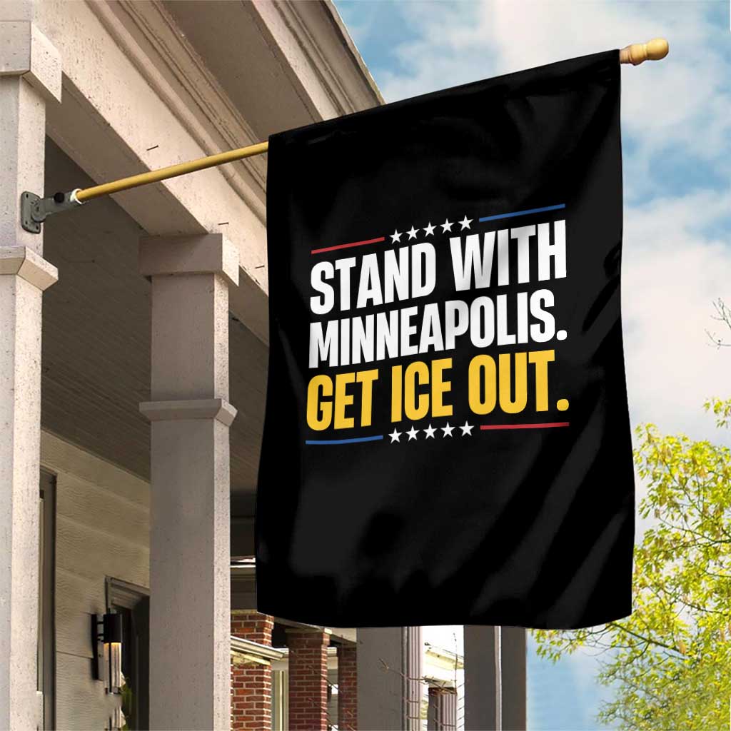 Stand With Minneapolis Garden Flag Minnesota Community Support Gift TS12 Print Your Wear