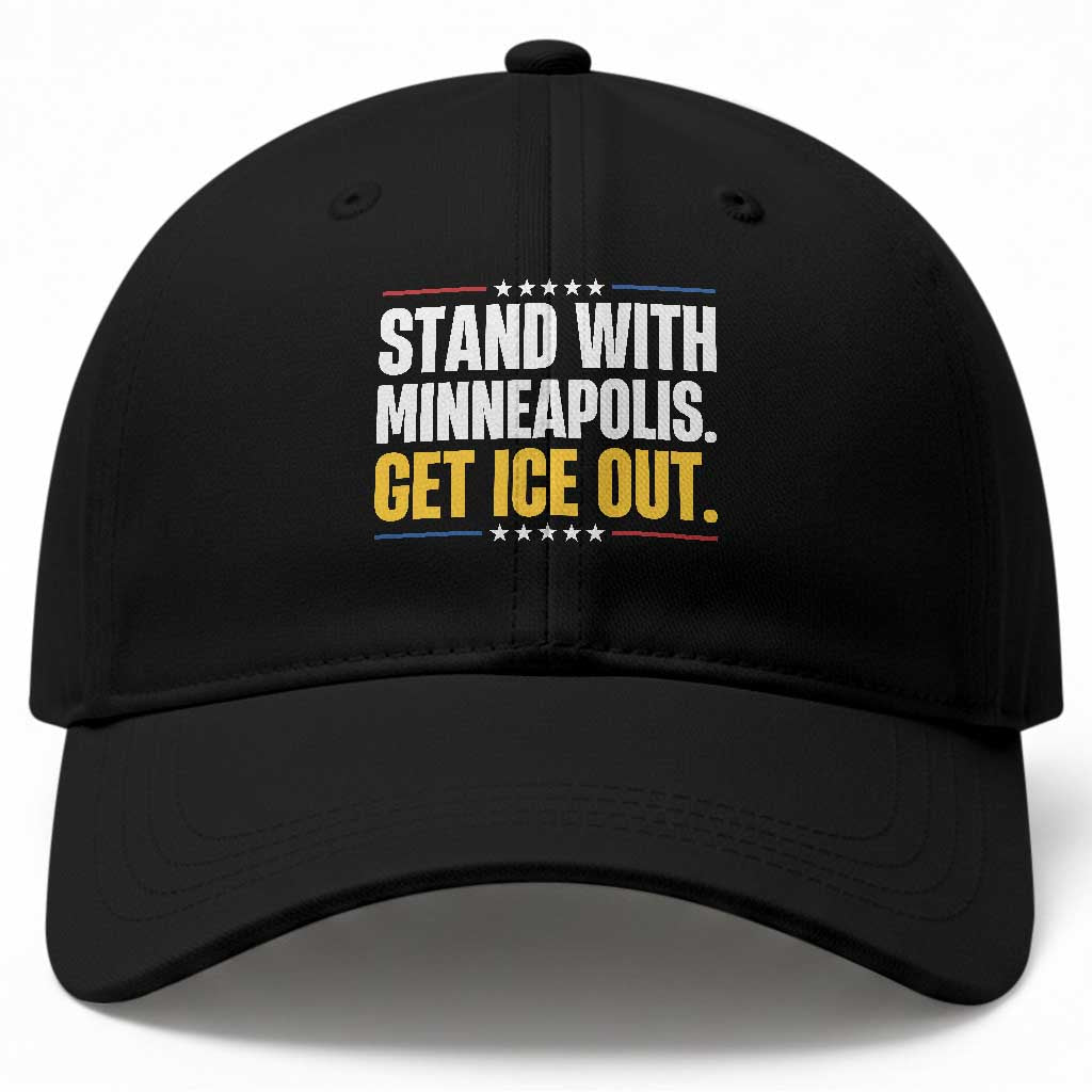 Stand With Minneapolis Baseball Cap Minnesota Community Support Gift TS12 Print Your Wear