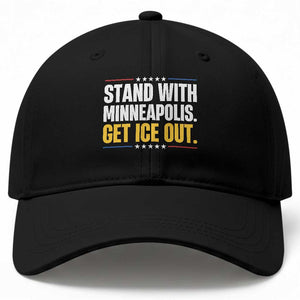 Stand With Minneapolis Baseball Cap Minnesota Community Support Gift TS12 Print Your Wear