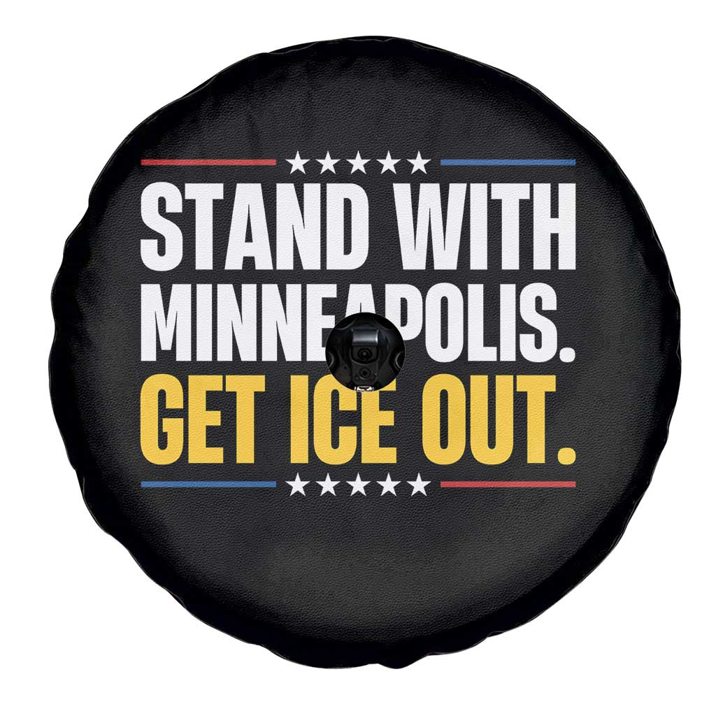 Stand With Minneapolis Spare Tire Cover Minnesota Community Support Gift TS12 Print Your Wear