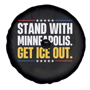 Stand With Minneapolis Spare Tire Cover Minnesota Community Support Gift TS12 Print Your Wear