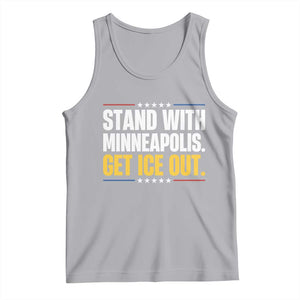 Stand With Minneapolis Tank Top Minnesota Community Support Gift TS12 Athletic Heather Print Your Wear