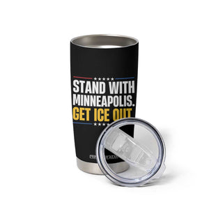 Stand With Minneapolis Tumbler Cup Minnesota Community Support Gift TS12 Print Your Wear