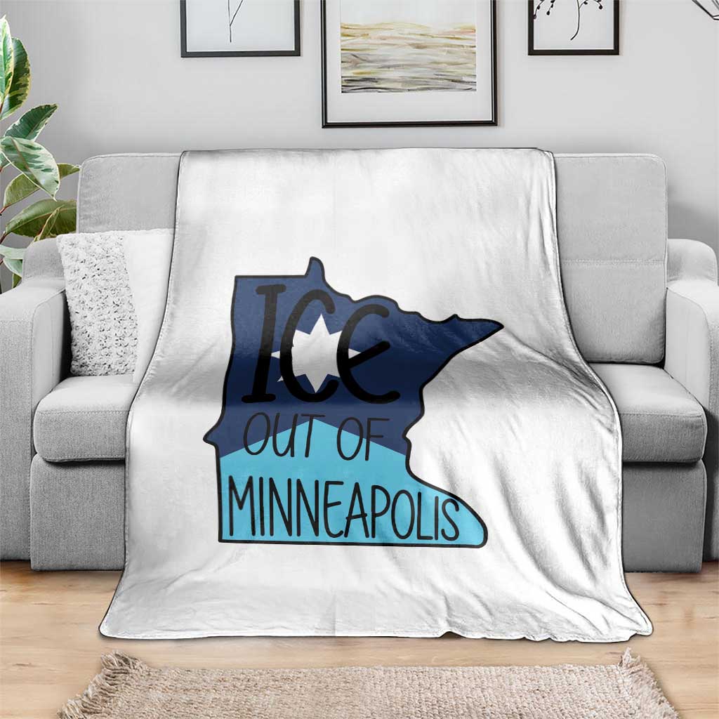 Ice Out Of Minneapolis Throw Blanket Minnesota Community Support Gift TS12 Print Your Wear
