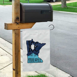 Ice Out Of Minneapolis Garden Flag Minnesota Community Support Gift TS12 Print Your Wear