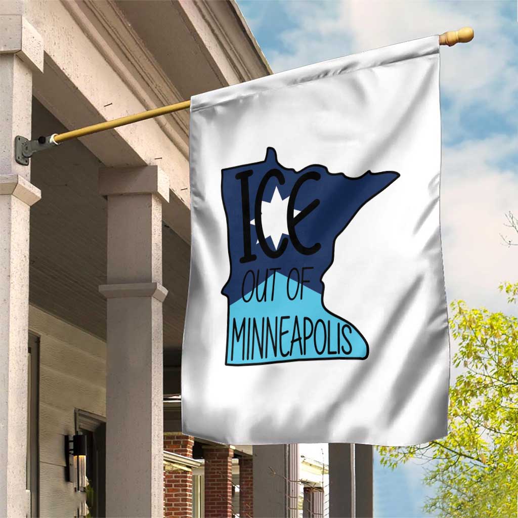Ice Out Of Minneapolis Garden Flag Minnesota Community Support Gift TS12 Print Your Wear