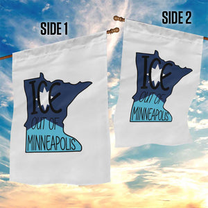 Ice Out Of Minneapolis Garden Flag Minnesota Community Support Gift TS12 Print Your Wear