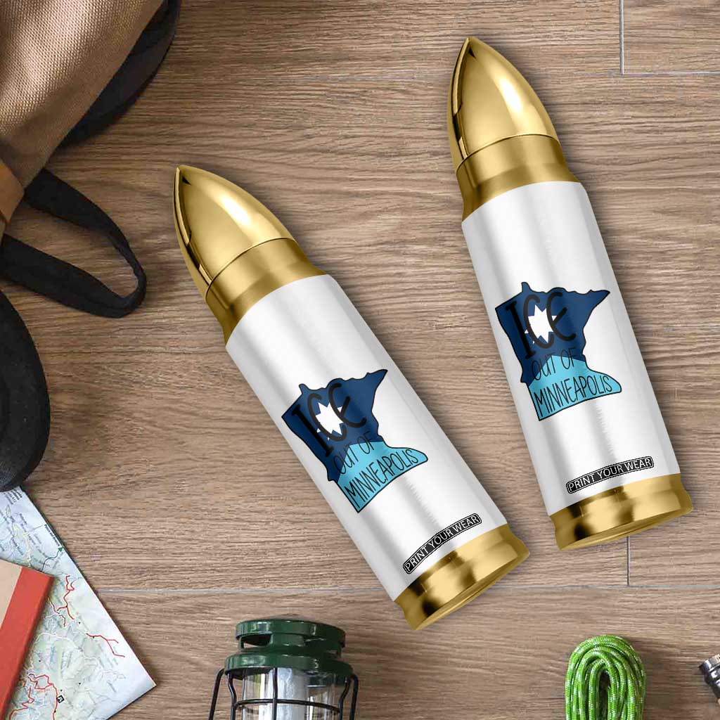 Ice Out Of Minneapolis Bullet Tumbler Minnesota Community Support Gift TS12 Print Your Wear