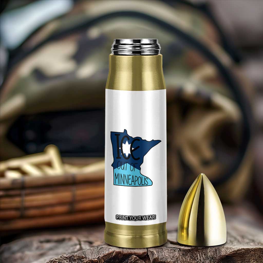 Ice Out Of Minneapolis Bullet Tumbler Minnesota Community Support Gift TS12 Print Your Wear