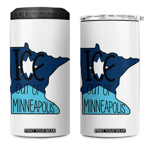 Ice Out Of Minneapolis 4 in 1 Can Cooler Tumbler Minnesota Community Support Gift TS12 One Size: 16 oz White Print Your Wear