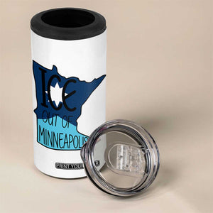 Ice Out Of Minneapolis 4 in 1 Can Cooler Tumbler Minnesota Community Support Gift TS12 Print Your Wear