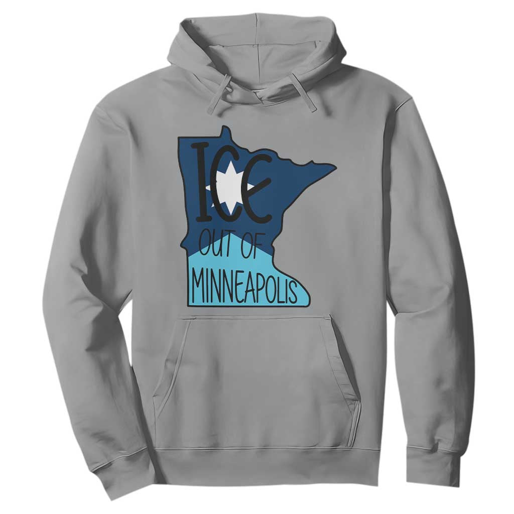 Ice Out Of Minneapolis Hoodie Minnesota Community Support Gift TS12 Sport Gray Print Your Wear