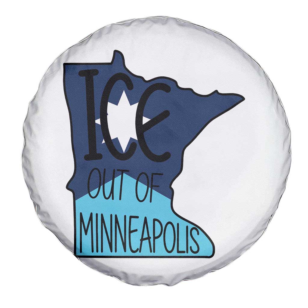 Ice Out Of Minneapolis Spare Tire Cover Minnesota Community Support Gift TS12 Print Your Wear