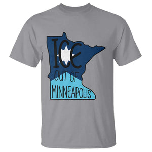 Ice Out Of Minneapolis T Shirt Minnesota Community Support Gift TS12 Sport Gray Print Your Wear
