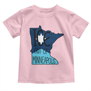 Ice Out Of Minneapolis Toddler T Shirt Minnesota Community Support Gift TS12 Light Pink Print Your Wear