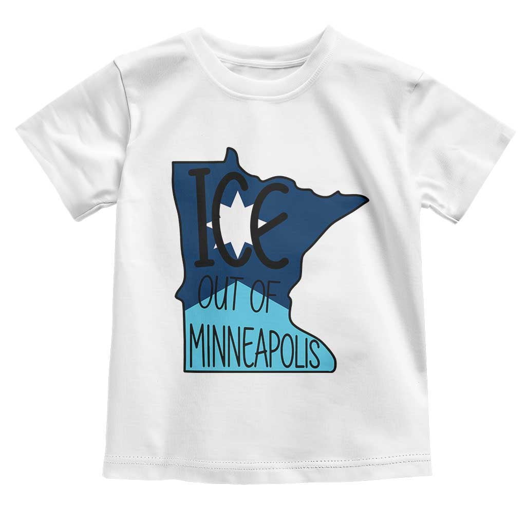 Ice Out Of Minneapolis Toddler T Shirt Minnesota Community Support Gift TS12 White Print Your Wear