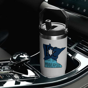 Ice Out Of Minneapolis Flip Straw Tumbler Minnesota Community Support Gift TS12 Print Your Wear