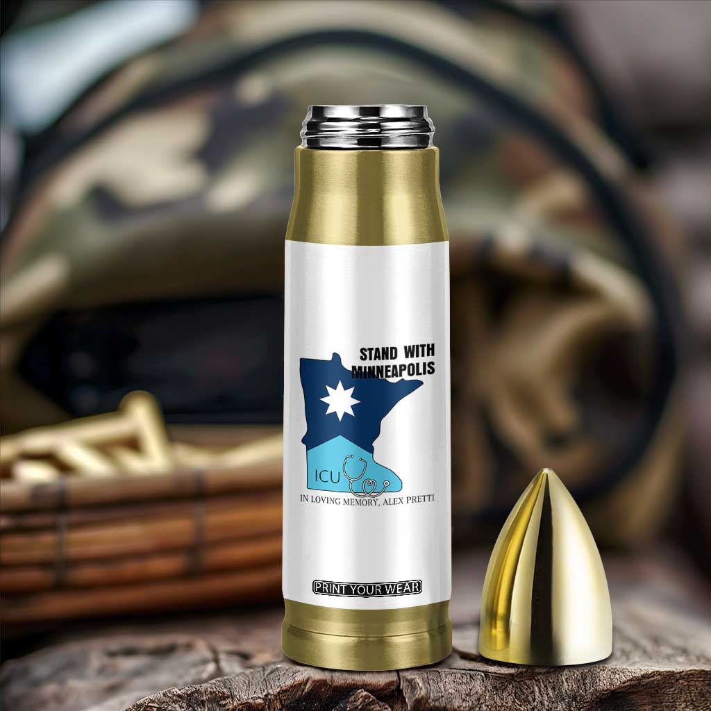 Stand With Minneapolis Bullet Tumbler In Loving Memory Of Alex TS12 Print Your Wear