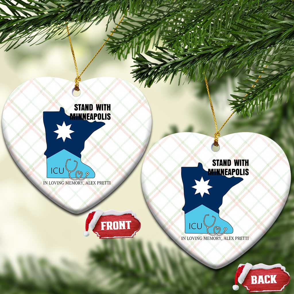 Stand With Minneapolis Ceramic Ornament In Loving Memory Of Alex TS12 Print Your Wear