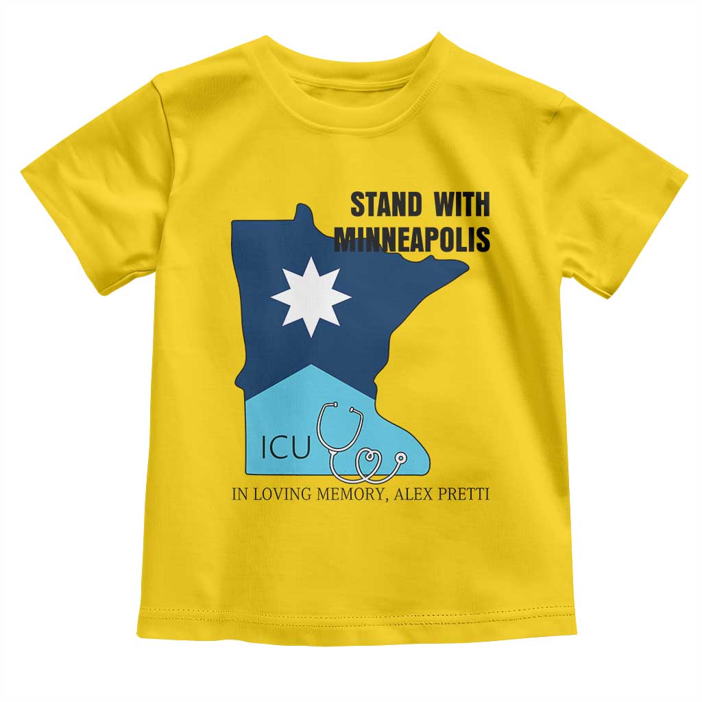 Stand With Minneapolis Toddler T Shirt In Loving Memory Of Alex TS12 Daisy Print Your Wear