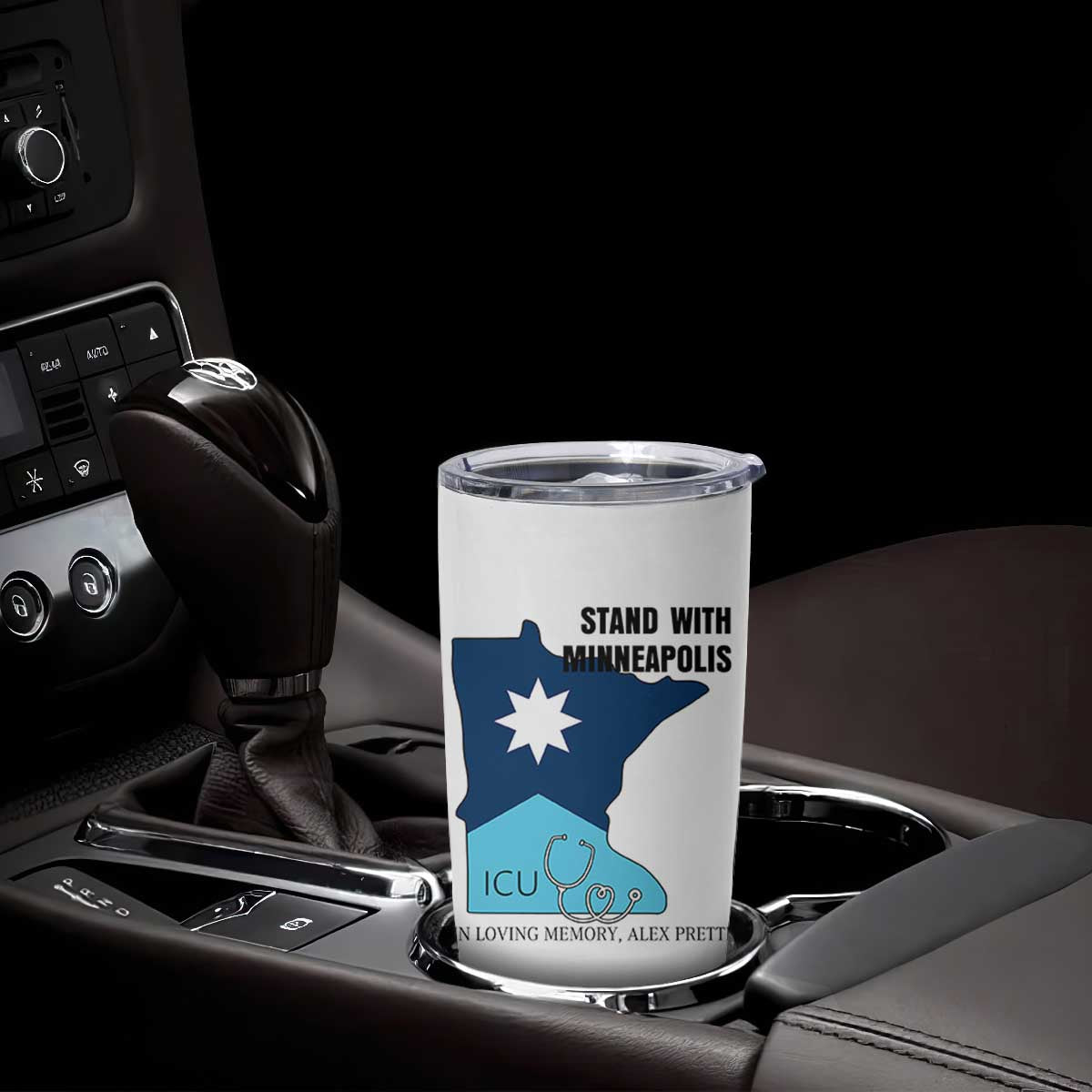 Stand With Minneapolis Tumbler Cup In Loving Memory Of Alex TS12 Print Your Wear
