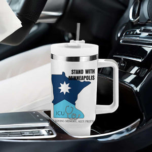 Stand With Minneapolis Tumbler With Handle In Loving Memory Of Alex TS12 Print Your Wear