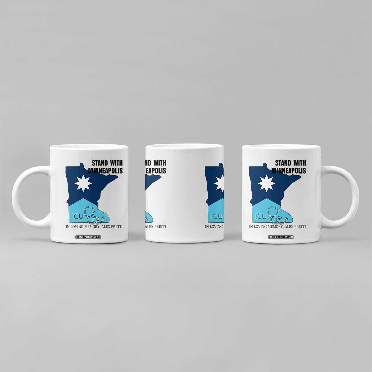 Stand With Minneapolis Coffee Mug In Loving Memory Of Alex TS12 Print Your Wear