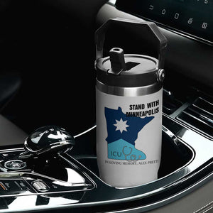 Stand With Minneapolis Flip Straw Tumbler In Loving Memory Of Alex TS12 Print Your Wear