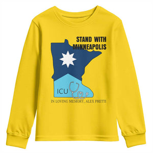 Stand With Minneapolis Youth Sweatshirt In Loving Memory Of Alex TS12 Daisy Print Your Wear