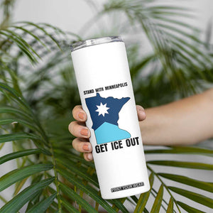 Stand With Minneapolis Skinny Tumbler Social Justice Support TS12 Print Your Wear