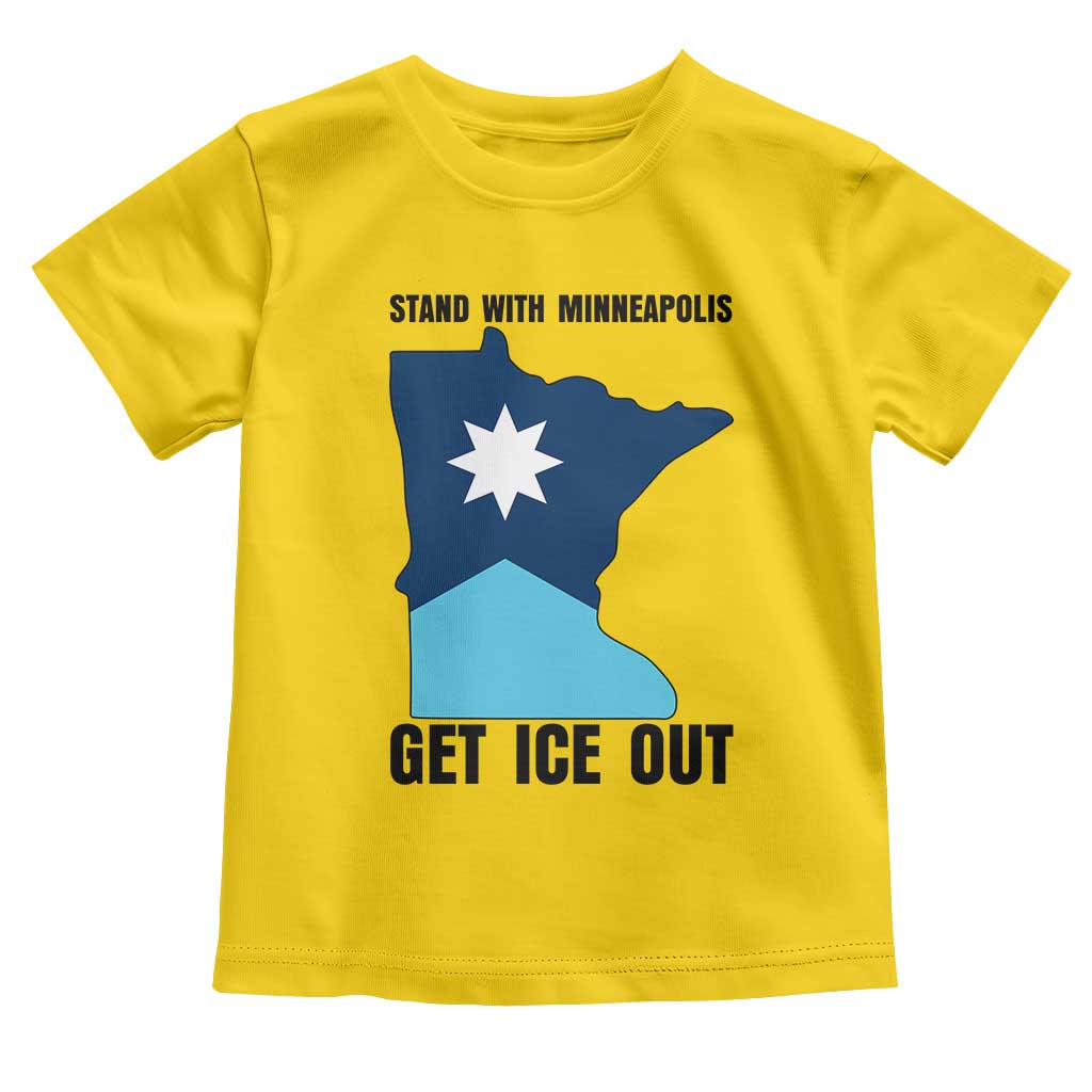 Stand With Minneapolis Toddler T Shirt Social Justice Support TS12 Daisy Print Your Wear
