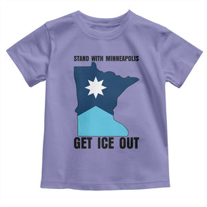 Stand With Minneapolis Toddler T Shirt Social Justice Support TS12 Violet Print Your Wear